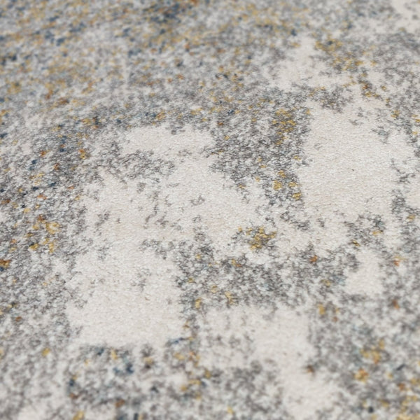 Amer Rugs Yasmin Contemporary Power-loom Area Rug With Abstract Design - Perfect For Any Living Space Decor Yellow,Blue Polyester Yas5311511