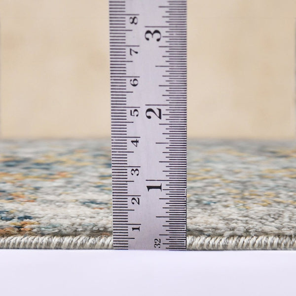 Amer Rugs Yasmin Contemporary Power-loom Area Rug With Abstract Design - Perfect For Any Living Space Decor Yellow,Blue Polyester Yas5311511