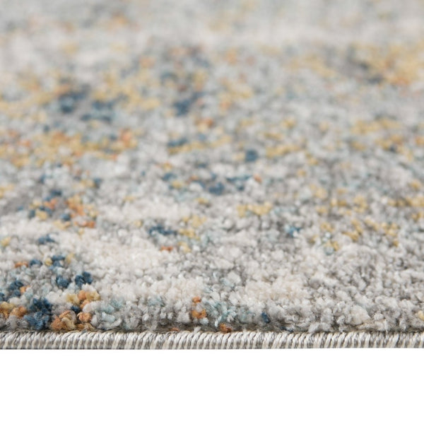 Amer Rugs Yasmin Contemporary Power-loom Area Rug With Abstract Design - Perfect For Any Living Space Decor Yellow,Blue Polyester Yas5311511