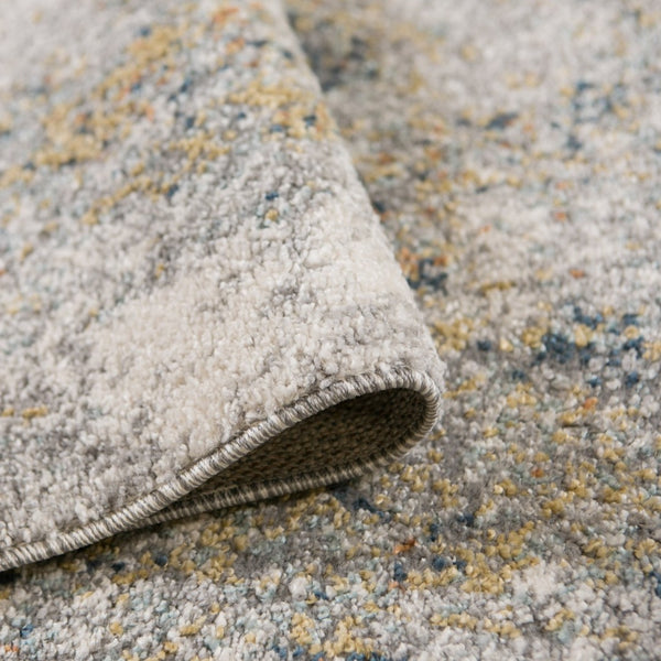 Amer Rugs Yasmin Contemporary Power-loom Area Rug With Abstract Design - Perfect For Any Living Space Decor Yellow,Blue Polyester Yas5311511