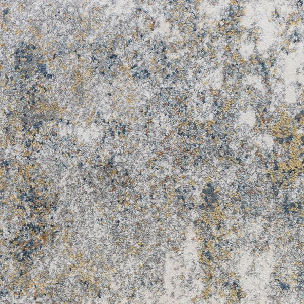 Amer Rugs Yasmin Contemporary Power-loom Area Rug With Abstract Design - Perfect For Any Living Space Decor Yellow,Blue Polyester Yas5311511