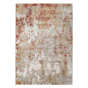 Amer Rugs Yasmin Contemporary Power-loom Area Rug With Abstract Design - Perfect For Any Living Space Decor Red,Cream Polyester Yas65373