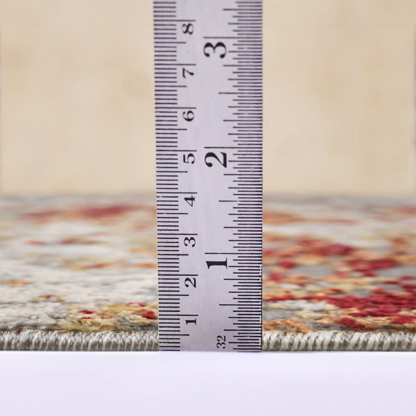 Amer Rugs Yasmin Contemporary Power-loom Area Rug With Abstract Design - Perfect For Any Living Space Decor Red,Cream Polyester Yas65373