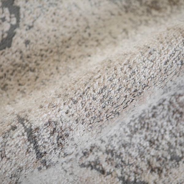 Amer Rugs Yasmin Contemporary Power-loom Area Rug With Abstract Design - Perfect For Any Living Space Decor Cream Polyester Yas80913