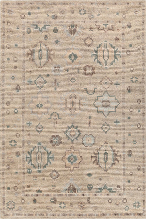 Chandra Rugs Hand Knotted Traditional Rug - Exquisite Artistry In 100% Premium Wool For Ultimate Home Elegance Tan,Brown,Green Wool Yaz58201-576