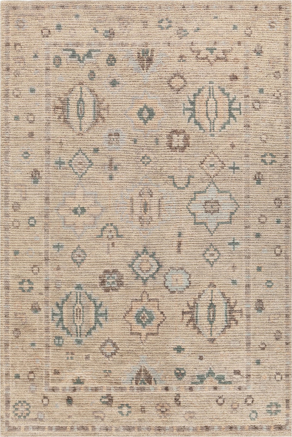 Chandra Rugs Hand Knotted Traditional Rug - Exquisite Artistry In 100% Premium Wool For Ultimate Home Elegance Tan,Brown,Green Wool Yaz58201-576
