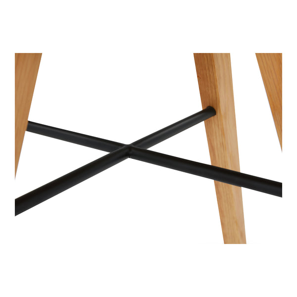 Moe's Home Napoli Leather Dining Chair Set Of 2 - Elegant Top-grain Leather With Solid Oak Frame For Comfort Black Upholstery, 100% Top,Grain Leather,Solid Oak Frame Yc-1006-02