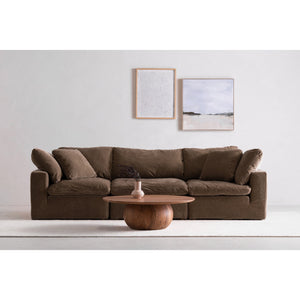 Moe's Home Terra Modular Sofa - Scandi-style Comfort With Stain-resistant Fabric For Busy Households And Families Green Upholstery, 100% Polyester Resist Performance Fabric,Wood And Plywood Frame Yj-1027-16