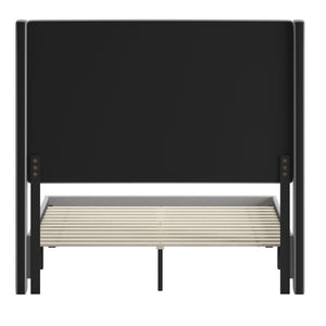 English Elm Quinn Full Upholstered Platform Bed with Wingback Headboard for Modern Comfort & Easy Assembly Gray In Stock. Usually ships in 24 - 48 business hours YK-1077-GY-F-GG