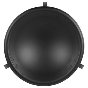 English Elm Chelton 22.5" Portable Wood Burning Fire Pit with Spark Screen, Poker & Foldable Design for Outdoor Fun YL-230-GG