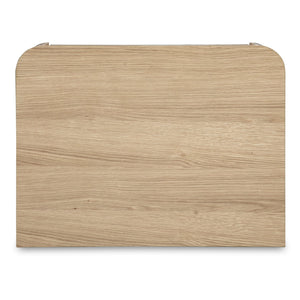 Moe's Home Round Off Tall Nightstand – Elegant Minimalist Design With Generous Storage And Smooth Gliding Drawers Natural Oak Veneer Over Mdf,Rubber Wood Base Yr-1013-24