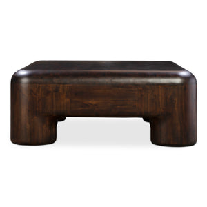 Moe's Home Rowan Coffee Table - Whimsical Elegance In Solid Acacia Wood With Rich Walnut Finish For Any Home Brown Solid Acacia Yr-1014-20
