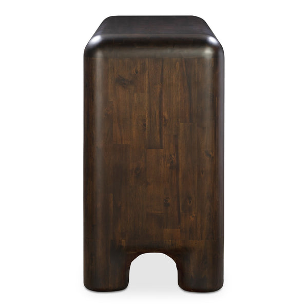 Moe's Home Rowan 6-drawer Dresser: Whimsical Elegance With Solid Acacia Wood & Soft-close Drawers For Effortless Style Brown Solid Acacia,Acacia Veneer Over Mdf Back And Drawer Frame Yr-1015-20