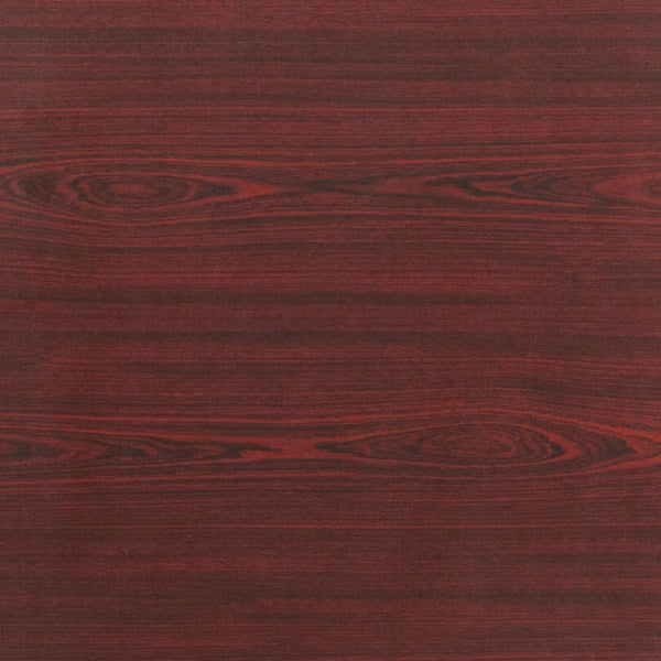 English Elm Frankie 4-Foot Folding Banquet Table with Mahogany Laminate Top - Durable, Lightweight, Versatile Design YT-2448-MEL-WAL-GG