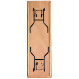 English Elm Gael 8-Foot Rectangular Folding Banquet Table for Events, Dining & Versatile Everyday Use YT-WTFT30X96-TBL-GG