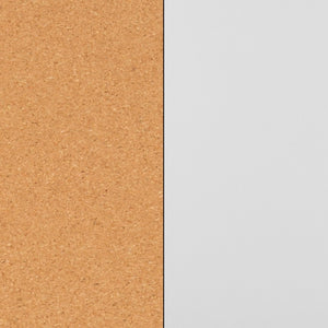 English Elm HERCULES Reversible Mobile Cork and Dry-Erase Board: Perfect for Classrooms and Meetings, 54.75"H Natural/White In Stock. Usually ships in 24 - 48 business hours YU-YCI-001-CK-GG