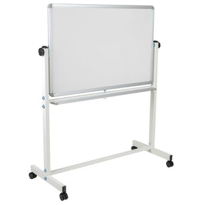 English Elm HERCULES Reversible Mobile Cork and Dry-Erase Board: Perfect for Classrooms and Meetings, 54.75"H Natural/White In Stock. Usually ships in 24 - 48 business hours YU-YCI-001-CK-GG