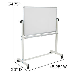 English Elm HERCULES Double-Sided Mobile Whiteboard with Magnetic Surface, Pen Tray & Smooth Mobility for All Spaces White In Stock. Usually ships in 24 - 48 business hours YU-YCI-001-GG