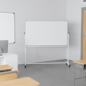 English Elm HERCULES Double-Sided Mobile Whiteboard with Magnetic Surface, Pen Tray & Smooth Mobility for All Spaces White In Stock. Usually ships in 24 - 48 business hours YU-YCI-001-GG