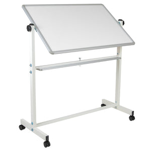 English Elm HERCULES Double-Sided Mobile Whiteboard with Magnetic Surface, Pen Tray & Smooth Mobility for All Spaces White In Stock. Usually ships in 24 - 48 business hours YU-YCI-001-GG
