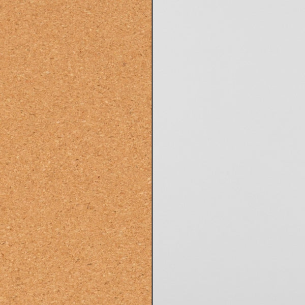 English Elm HERCULES Reversible Mobile Cork and Dry-Erase Board: Perfect for Classrooms and Meetings, 54.75"H Natural/White In Stock. Usually ships in 24 - 48 business hours YU-YCI-002-CK-GG