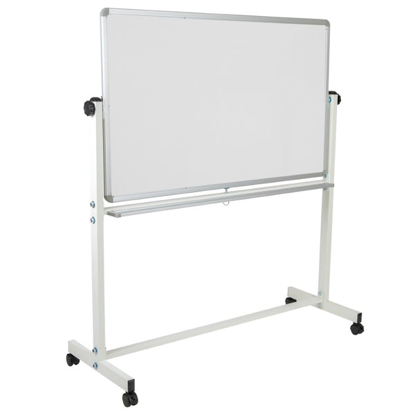 English Elm HERCULES Reversible Mobile Cork and Dry-Erase Board: Perfect for Classrooms and Meetings, 54.75"H Natural/White In Stock. Usually ships in 24 - 48 business hours YU-YCI-002-CK-GG