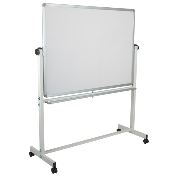 English Elm HERCULES Reversible Mobile Cork and Dry-Erase Board: Perfect for Classrooms and Meetings, 54.75"H Natural/White In Stock. Usually ships in 24 - 48 business hours YU-YCI-003-CK-GG