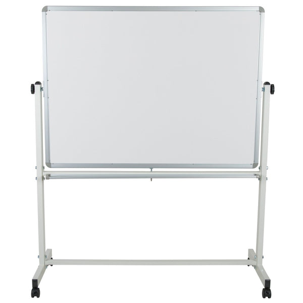 English Elm HERCULES Reversible Mobile Cork and Dry-Erase Board: Perfect for Classrooms and Meetings, 54.75"H Natural/White In Stock. Usually ships in 24 - 48 business hours YU-YCI-003-CK-GG