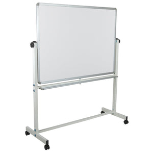 English Elm HERCULES Double-Sided Mobile Whiteboard with Magnetic Surface, Pen Tray & Smooth Mobility for All Spaces White In Stock. Usually ships in 24 - 48 business hours YU-YCI-003-GG
