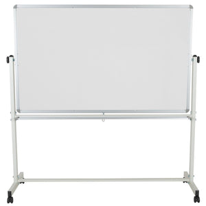 English Elm HERCULES Reversible Mobile Cork and Dry-Erase Board: Perfect for Classrooms and Meetings, 54.75"H Natural/White In Stock. Usually ships in 24 - 48 business hours YU-YCI-005-CK-GG