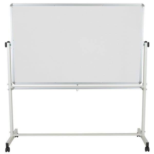 English Elm HERCULES Double-Sided Mobile Whiteboard with Magnetic Surface, Pen Tray & Smooth Mobility for All Spaces White In Stock. Usually ships in 24 - 48 business hours YU-YCI-005-GG