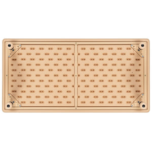 English Elm Wren Activity Table - Height Adjustable & Durable Design for Classroom, Playroom, or Home Learning Natural 24"W x 48"L YU-YCX-001-2-RECT-TBL-NAT-GG