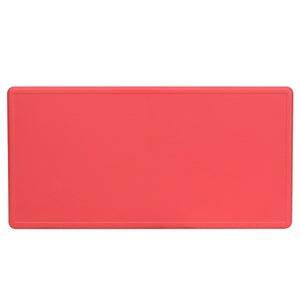 English Elm Wren Activity Table - Height Adjustable & Durable Design for Classroom, Playroom, or Home Learning Red 24"W x 48"L YU-YCX-001-2-RECT-TBL-RED-GG