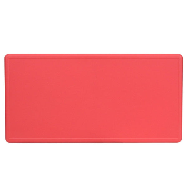 English Elm Wren Activity Table - Height Adjustable & Durable Design for Classroom, Playroom, or Home Learning Red 24"W x 48"L YU-YCX-001-2-RECT-TBL-RED-GG