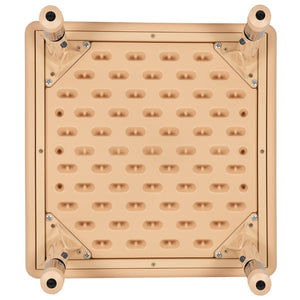 English Elm Wren Height Adjustable Activity Table for Kids – Versatile, Durable, Safe for Classrooms & Playrooms Natural 24" Square YU-YCX-002-2-SQR-TBL-NAT-GG