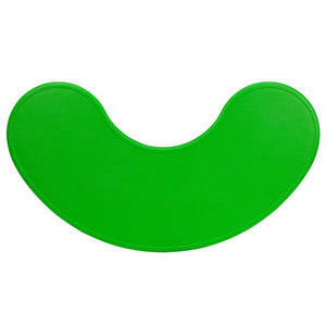 English Elm Wren Height Adjustable Half-Moon Activity Table for Kids - Ideal for Classrooms and Playrooms Green 35"W x 65"L Half-Moon YU-YCX-004-2-MOON-TBL-GREEN-GG