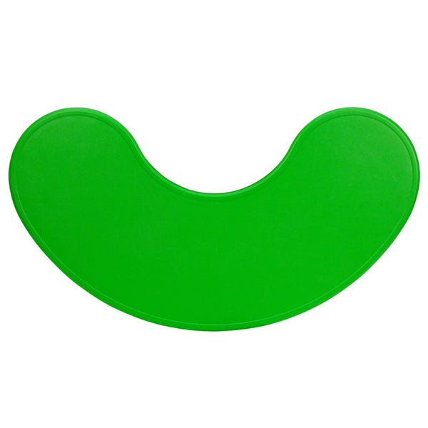 English Elm Wren Height Adjustable Half-Moon Activity Table for Kids - Ideal for Classrooms and Playrooms Green 35"W x 65"L Half-Moon YU-YCX-004-2-MOON-TBL-GREEN-GG