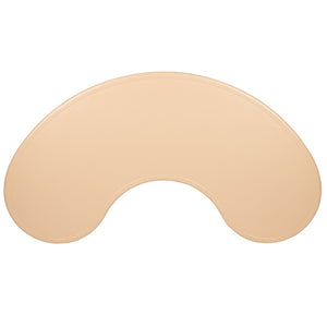 English Elm Emmy Height Adjustable Activity Table Set with 4 Lightweight Chairs for Engaging Learning Spaces Natural 35"W x 65"L Half-Moon YU-YCX-0043-2-MOON-TBL-NAT-E-GG