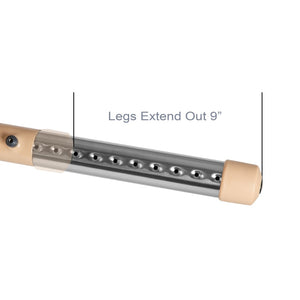 English Elm Wren Height Adjustable Activity Table for Kids - Durable, Safe, and Perfect for Learning Spaces Natural 33" Round YU-YCX-007-2-ROUND-TBL-NAT-GG
