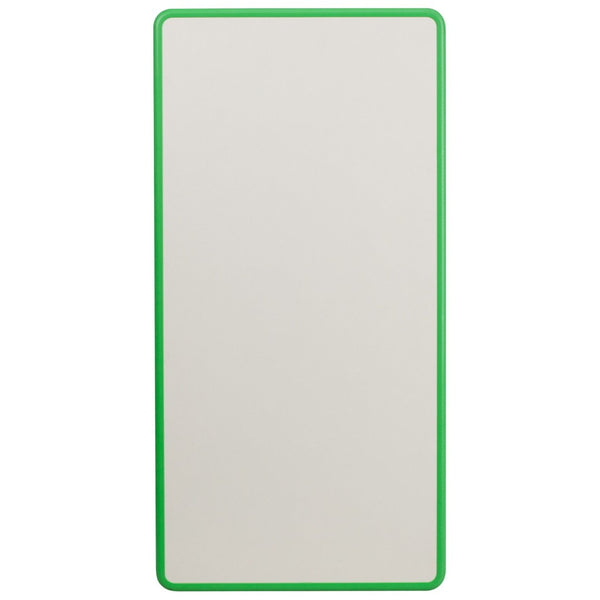 English Elm Wren Adjustable Height Kids Activity Table - Durable, Safe, Easy-Clean Design for Classrooms & Playrooms Green 23.625"W x 47.25"L YU-YCY-060-RECT-TBL-GREEN-GG