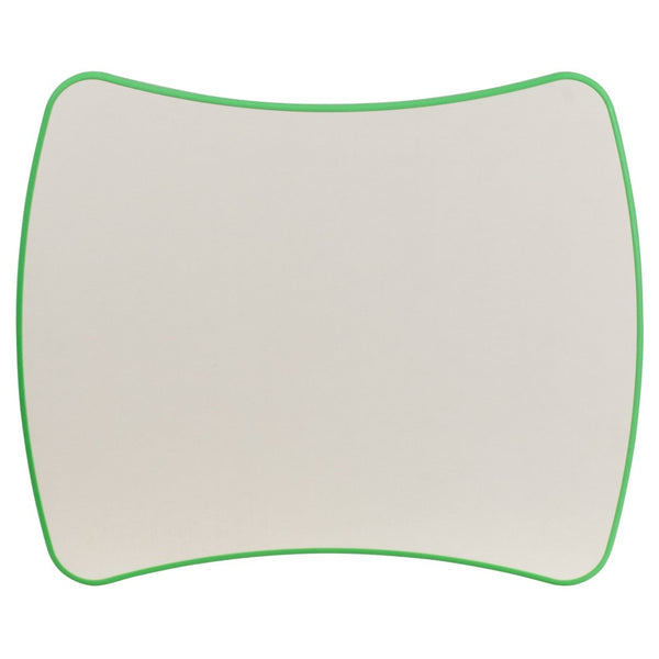 English Elm Wren Rectangular Height Adjustable Activity Table for Kids – Durable, Safe for Classrooms & Playrooms Green 21.875"W x 26.625"L YU-YCY-098-RECT-TBL-GREEN-GG