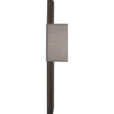 Robert Abbey Doughnut Wall Sconce Deep Patina Bronze Finish Smoke Gray Shade