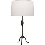 Robert Abbey Grace Table Lamp DEEP PATINA BRONZE FINISH Oyster Linen Shade