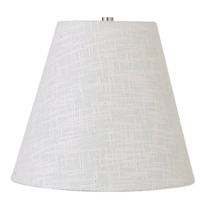 Moe's Home Dell Table Lamp - Elegant Abstract Base With Classic Fabric Shade For Timeless Home Décor Style Black Polyresin Base,Fabric Shade Za-1007-02