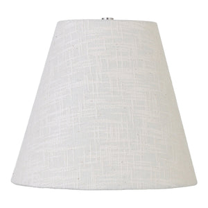 Moe's Home Dell Table Lamp - Elegant Abstract Base With Classic Fabric Shade For Timeless Home Décor Style White Polyresin Base,Fabric Shade Za-1007-18