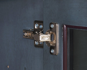 Legends Furniture Bridgevine Home Americana 84 In Tv Stand For Tvs Up To 90 Inches, No Assembly Required, Corduroy Blue Finish Blue Solids And Veneers Zamr-1784