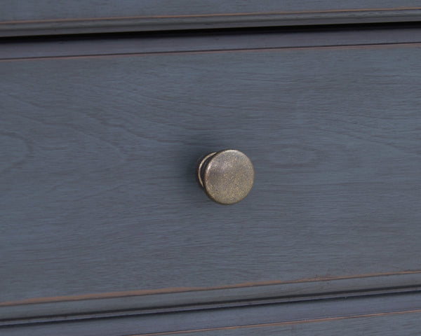 Legends Furniture Bridgevine Home Americana Nightstand, No Assembly Required, Corduroy Blue Finish Blue Solids And Veneers Zamr-7015