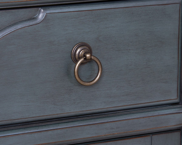 Legends Furniture Bridgevine Home Americana Server, No Assembly Required, Corduroy Blue Finish Blue  Zamr-8200