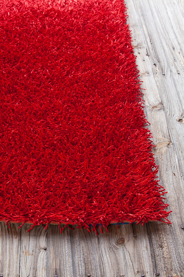 Chandra Rugs Hand-woven Contemporary Rug - Luxurious, Unique Design For Modern Elegance In Any Space! Red Polyester Zar14502-46
