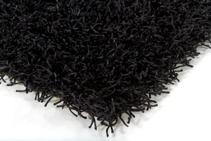 Chandra Rugs Hand-woven Contemporary Rug - Elevate Your Space With Luxurious Texture And Timeless Style For Comfort Black Polyester Zar14503-46